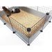 C&C modular cage 5x2 pig rabbit hedgehog silver 180 x 75 x 37 cm - CagesDMZ-KLA<<<For small animalsDMZ<<<ActionPL