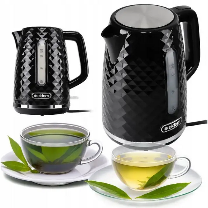 C280C ELDOM Kettle ELLI capacity 1.7 l power 2200 W black strix black - Electric kettlesAGD-CZE<<<Home Appliance