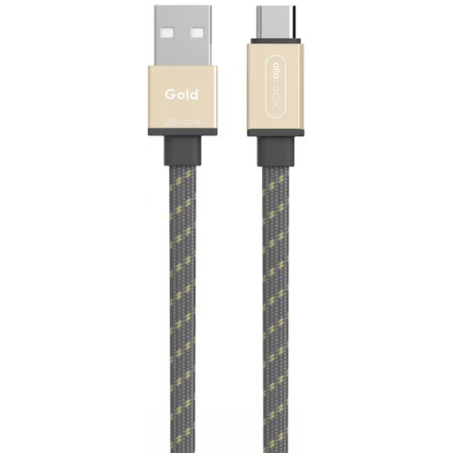 Cable Allocacoc 10762 USB-C Gold - Аксесоари за смартфон<<<Аксесоари<<<TechMart&&&Аксесоари за смартфон<<<Телефони и