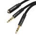 Cable Audio 3.5mm female to 2x3.5mm male Vention BBLBF 1m (black) - Audio cables<<<Audio<<<InnproXML&&&Електроника