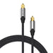 Cable Audio Optical Toslink Vention BAVHI 3m Gray - Audio cables<<<Audio<<<InnproXML&&&Мрежови кабели<<<Компютър Кабели