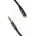 Cable Audio TRRS 3.5mm Male to 3.5mm Female Vention BHCBF 1m Black - Audio cables<<<Audio<<<InnproXML