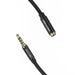 Cable Audio TRRS 3.5mm Male to 3.5mm Female Vention BHCBF 1m Black - Audio cables<<<Audio<<<InnproXML