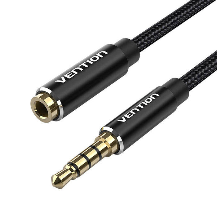Cable Audio TRRS 3.5mm Male to 3.5mm Female Vention BHCBI 3m Black - Audio cables<<<Audio<<<InnproXML&&&Електроника