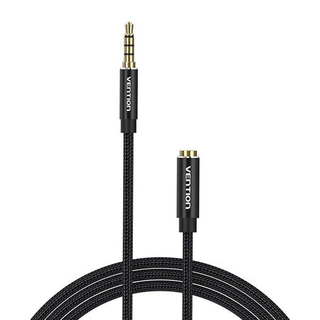 Cable Audio TRRS 3.5mm Male to 3.5mm Female Vention BHCBI 3m Black - Audio cables<<<Audio<<<InnproXML&&&Електроника