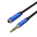 Cable Audio TRRS 3.5mm Male to 3.5mm Female Vention BHCLJ 5m Blue - Audio cables<<<Audio<<<InnproXML&&&Електроника