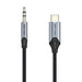 Cable Audio USB-C to 3,5mm mini jack 1m black - Audio cables<<<Audio<<<InnproXML