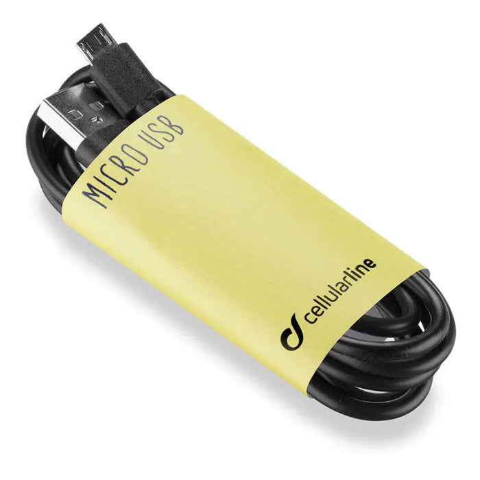 CABLE CELLULAR LINE USB-A TO MICRO USB 90 cm White - Зарядни устройства<<<Батерии и