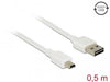 Cable DeLock EASY USB 2.0 Type-A male > USB 2.0 Type Mini-B male 0.5 m - Кабели за мобилни