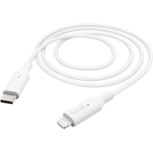 Cable HAMA 183295 USB TYPE-C - LIGHTNING 1m White - Аксесоари за смартфон<<<Телефони и