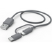 Cable HAMA 187224 USB-C - USB-A male 1 m - Аксесоари за смартфон<<<Аксесоари<<<TechMart&&&Аксесоари за