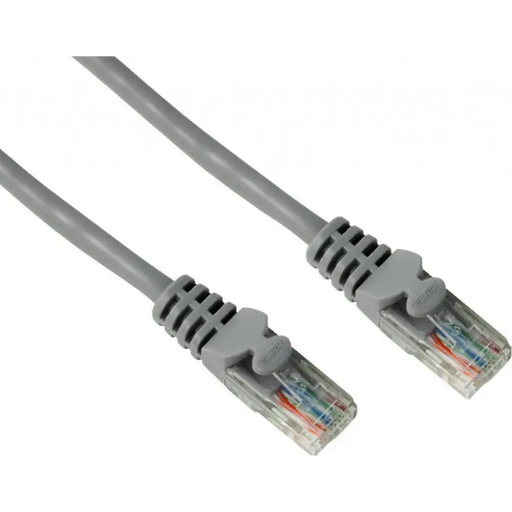 Cable HAMA 46743 network patch cable cat.5e,5m,UTP,gray - Кабели<<<Периферия<<<Компютри и