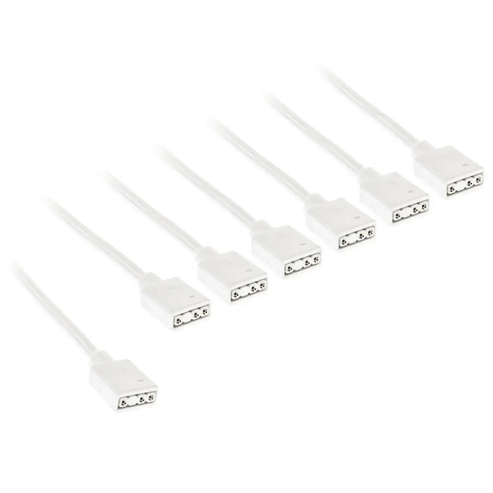 Cable Kolink ARGB 1-6 Splitter - 30 cm White - Аксесоари за компютри<<<Компютърни системи<<<ValiAPI