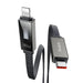 Cable Mcdodo CA-4960 USB-C to Lightning with display 1.2m (black) - USB-C to Lightning<<<USB cables<<<GSM