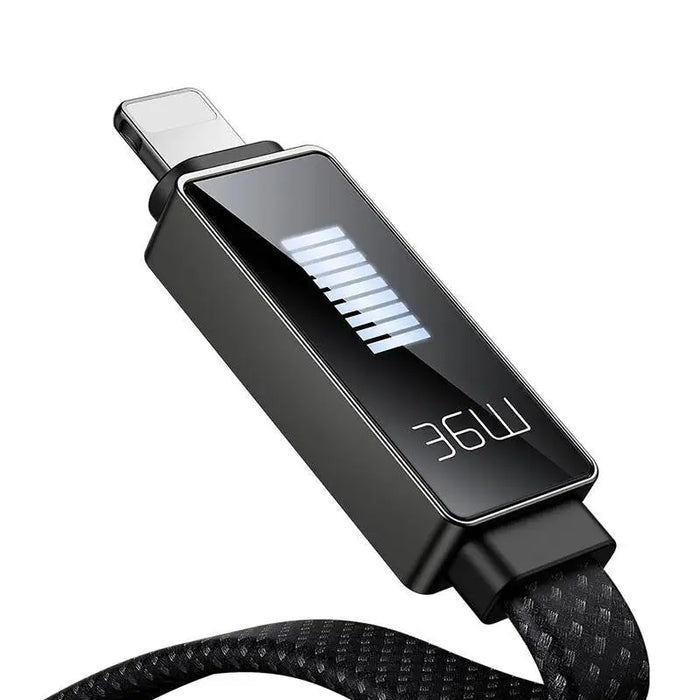 Cable Mcdodo CA-4960 USB-C to Lightning with display 1.2m (black) - USB-C to Lightning<<<USB cables<<<GSM