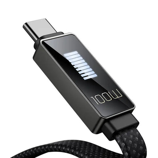 Cable Mcdodo CA-4980 USB to USB-C with display 1.2m (black) - USB to USB-C<<<USB cables<<<GSM Accessories<<<InnproXML