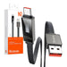 Cable Mcdodo CA-4980 USB to USB-C with display 1.2m (black) - USB to USB-C<<<USB cables<<<GSM Accessories<<<InnproXML
