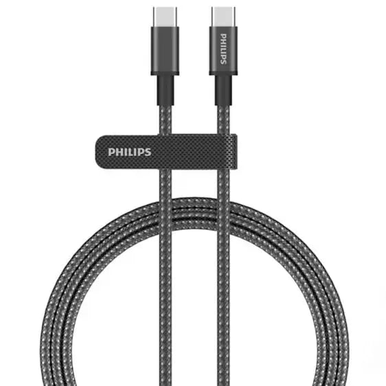 Cable PHILIPS DLC5060C/00 USB-C to USB-C - Аксесоари за телевизори и други<<<Черна техника и IT<<<TechnoMix&&&Аксесоари