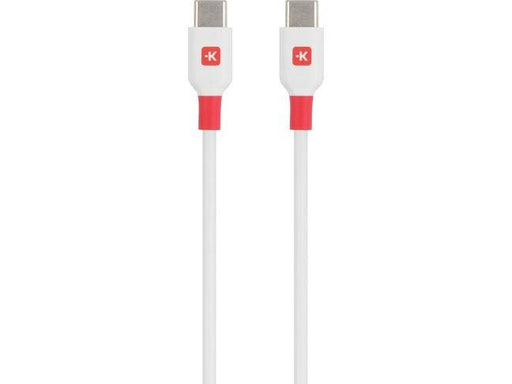 Cable Skross USB-C - USB-C male USB 2.0 2.0 m White - Кабели за мобилни