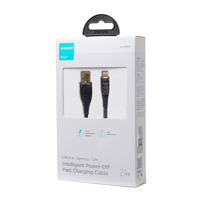 Cable to USB-A / Lightning / 2.4A / 1.2m Joyroom S-UL012A3 (black) - Combo Cables<<<USB cables<<<GSM