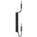 Cable Usams Spring Audio Cable SJ256YP01 1.2m black - Аксесоари за смартфон<<<Аксесоари<<<TechMart&&&Аксесоари за