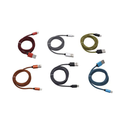 CABLE USB A TO LIGHTNING 1 M 1.7A TEKMEE - Зарядни устройства<<<Батерии и фенери<<<Осветление<<<Praktiker