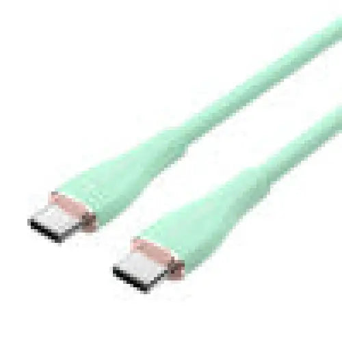 Cable USB-C 2.0 to USB-C Vention TAWGG 1,5m PD 100W Light Green Silicone - USB-C to USB-C<<<USB cables<<<GSM