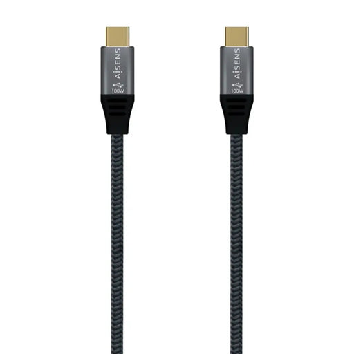 Cable USB C Aisens A107-0672 1,5 m Grey - USB зарядни и кабели<<<Електроника Телефони и таблети<<<Компютри|