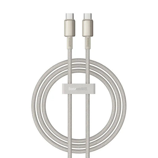 Cable USB-C do USB-C Baseus Tungsten Gold 100W 1m (złoty) - USB-C to USB-C<<<USB cables<<<GSM