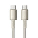 Cable USB-C do USB-C Baseus Tungsten Gold 100W 1m (złoty) - USB-C to USB-C<<<USB cables<<<GSM