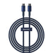 Cable USB-C do USB-C Baseus Tungsten Gold 100W 2m (niebieski) - USB-C to USB-C<<<USB cables<<<GSM
