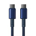 Cable USB-C do USB-C Baseus Tungsten Gold 100W 2m (niebieski) - USB-C to USB-C<<<USB cables<<<GSM