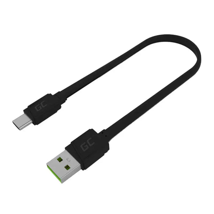 Cable USB - USB-C Green Cell GCmatte 25cm with Ultra Charge QC 3.0 - USB to USB-C<<<USB cables<<<GSM