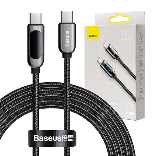 Cable USB-C to USB-C Baseus Display 100W 2m (black) - USB-C to USB-C<<<USB cables<<<GSM Accessories<<<InnproXML&&&Cell