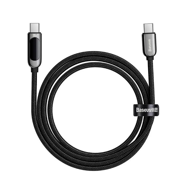 Cable USB-C to USB-C Baseus Display 100W 2m (black) - USB-C to USB-C<<<USB cables<<<GSM Accessories<<<InnproXML&&&Cell