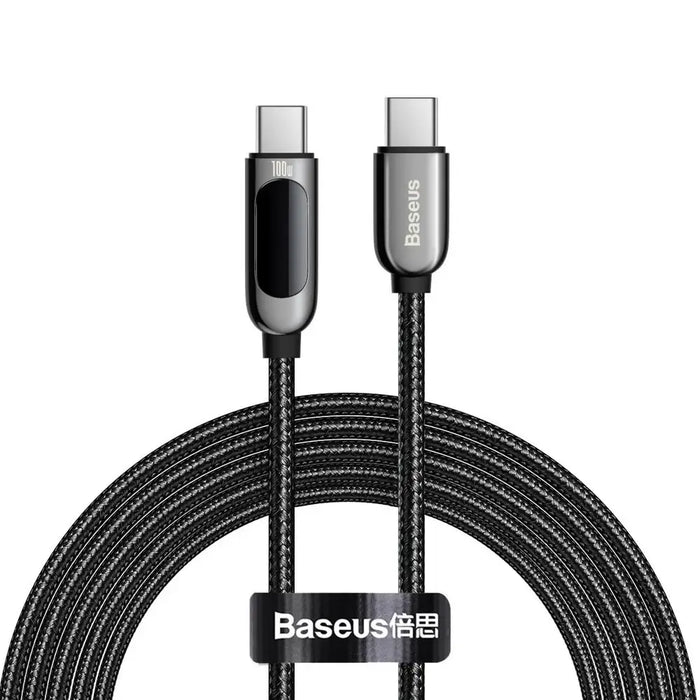 Cable USB-C to USB-C Baseus Display 100W 2m (black) - USB-C to USB-C<<<USB cables<<<GSM Accessories<<<InnproXML&&&Cell