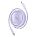 Cable USB-C to USB-C Baseus Free2Draw PD 100W 1m (purple) - USB-C to USB-C<<<USB cables<<<GSM