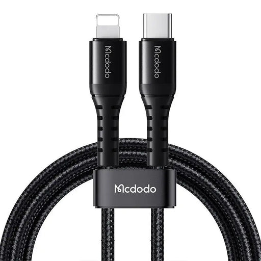 Cable USB-C to lightning Mcdodo CA-5630 36W 0.2m (black) - USB-C to Lightning<<<USB cables<<<GSM Accessories<<<InnproXML