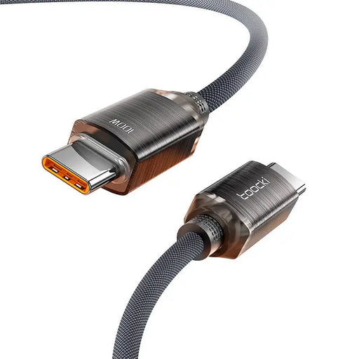 Cable USB-C to USB-C Toocki TXCTT1- SJ01-B 1m FC 100W (black) - USB-C to USB-C<<<USB cables<<<GSM