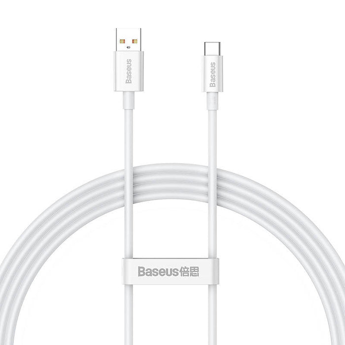 Cable USB do USB-C Baseus Superior 100W 1.5m (white) - USB to USB-C<<<USB cables<<<GSM