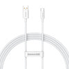 Cable USB do USB-C Baseus Superior 100W 1.5m (white) - USB to USB-C<<<USB cables<<<GSM