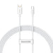 Cable USB do USB-C Baseus Superior 100W 1.5m (white) - USB to USB-C<<<USB cables<<<GSM