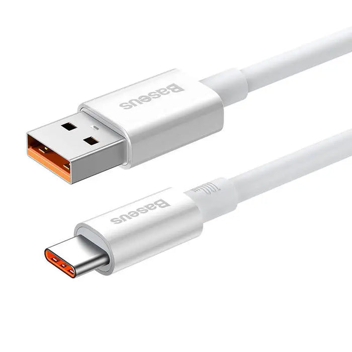 Cable USB do USB-C Baseus Superior 100W 1m (white) - USB to USB-C<<<USB cables<<<GSM Accessories<<<InnproXML&&&Type-C