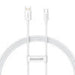 Cable USB do USB-C Baseus Superior 100W 1m (white) - USB to USB-C<<<USB cables<<<GSM Accessories<<<InnproXML&&&Type-C