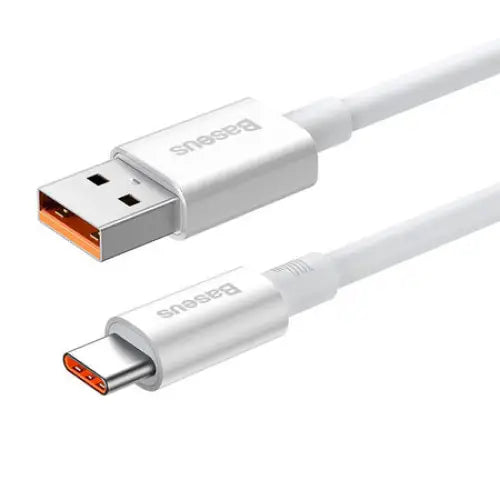 Cable USB do USB-C Baseus Superior 100W 1m (white) - USB to USB-C<<<USB cables<<<GSM Accessories<<<InnproXML&&&Type-C