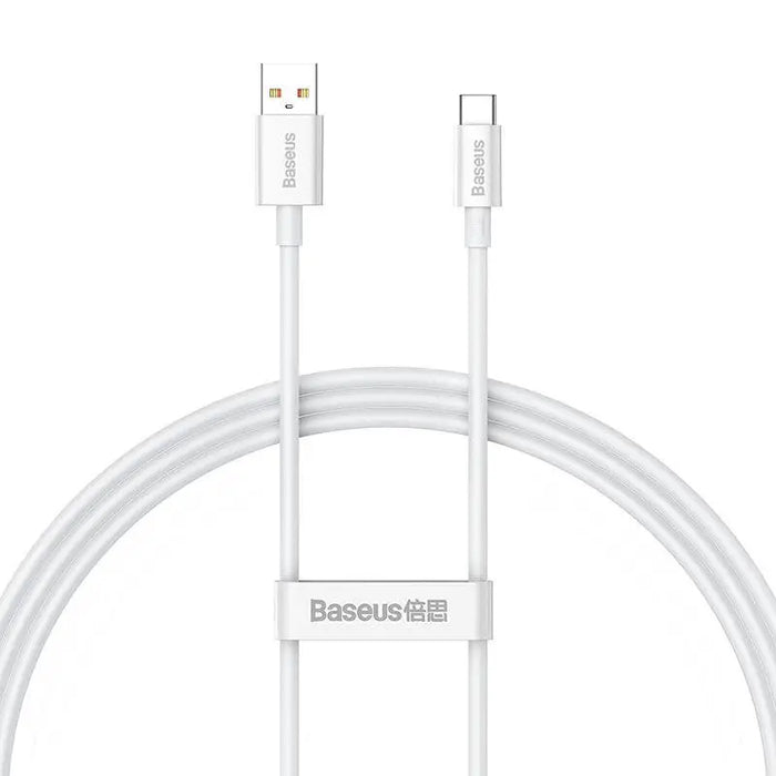 Cable USB do USB-C Baseus Superior 100W 1m (white) - USB to USB-C<<<USB cables<<<GSM Accessories<<<InnproXML&&&Type-C