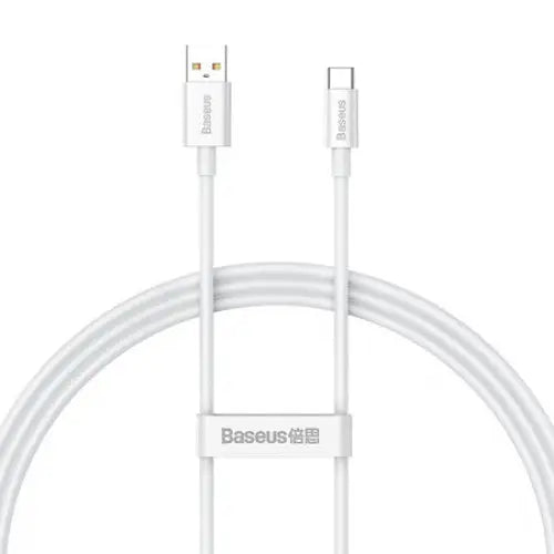 Cable USB do USB-C Baseus Superior 100W 1m (white) - USB to USB-C<<<USB cables<<<GSM Accessories<<<InnproXML&&&Type-C
