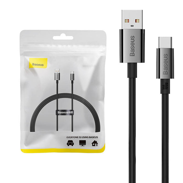 Cable USB do USB-C Baseus Superior100W 1m (black) - USB to USB-C<<<USB cables<<<GSM Accessories<<<InnproXML&&&Cell