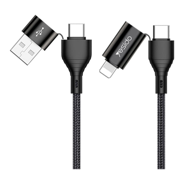 CABLE USB TYPE-C / IPHONE YESIDO - Други автоаксесоари<<<Авто интериор<<<Авто и вело<<<Praktiker