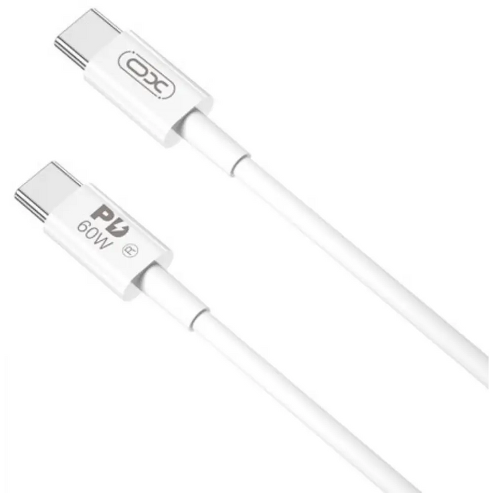 Cable XO NB-Q190A 60W Charger Cable Type-C to Type-C 1M - Аксесоари за смартфон<<<Аксесоари<<<TechMart&&&Аксесоари за